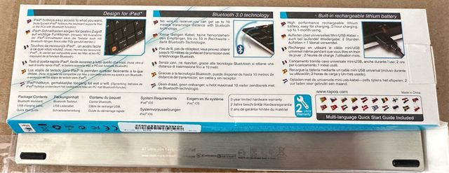 Teclado RAPOO e6300 ipad/iphone