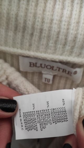 Cardigan bianco lungo, taglia unica
