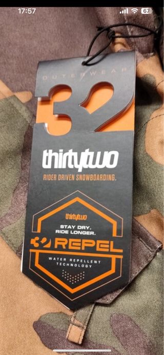 Giacca Thirtytwo Derp Creek Parka tg. S