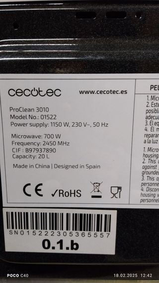 Horno Microondas
