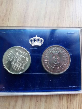Monedas pruebas plata FNMT 500 ptas