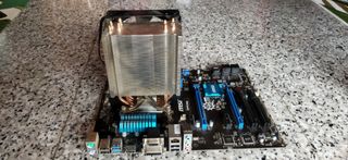 Placas base, memorias, micro i5, disipad