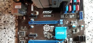 Placas base, memorias, micro i5, disipad