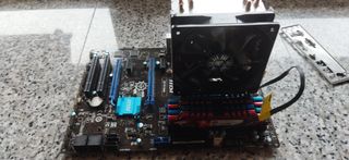 Placas base, memorias, micro i5, disipad