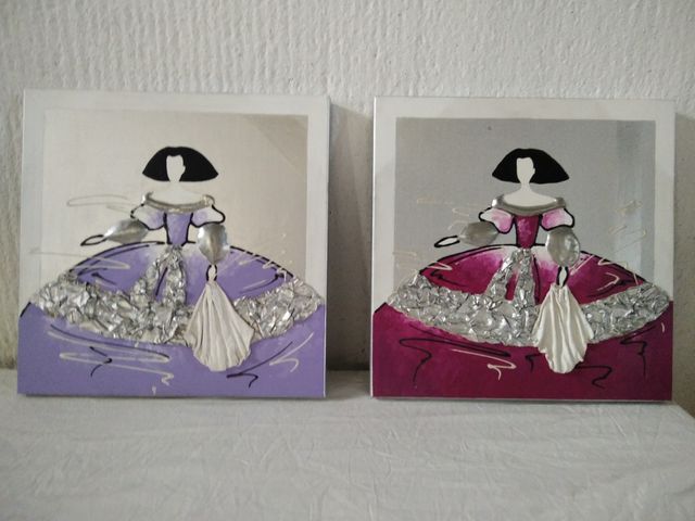 CUADRO MENINA MODERNA