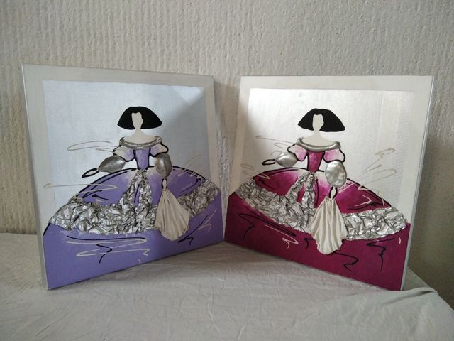 CUADRO MENINA MODERNA