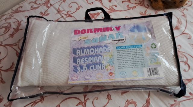 Protector cuna cama y almohada 3D