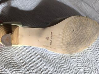 Zapatos de tacón verdes pastel T40 Iris Vidal