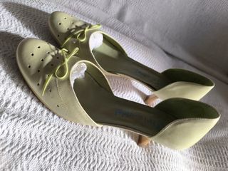 Zapatos de tacón verdes pastel T40 Iris Vidal