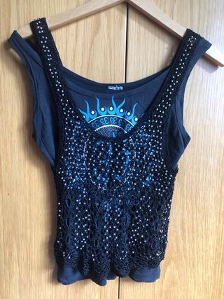 Top de Ganchillo Handmade