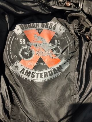 Chaqueta Moto Mujer de Cuero. S.