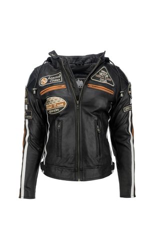 Chaqueta Moto Mujer de Cuero. S.