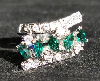 Vintage earrings and ring 