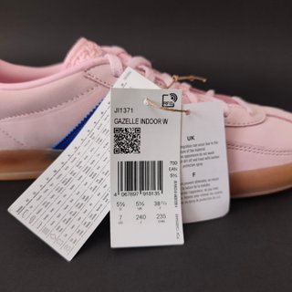 38.5 - Adidas Gazelle Indoor Mujer - Clear Pink