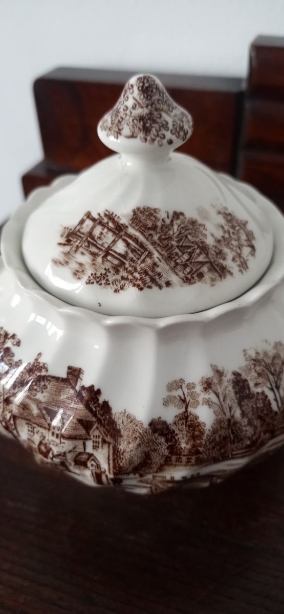 Azucarero vintage inglés