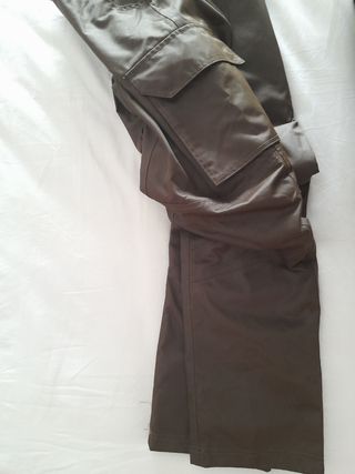 Pantalon caza hombre verde solognac500 impermeable