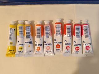 Tempere Giotto vari colori 12 ml 