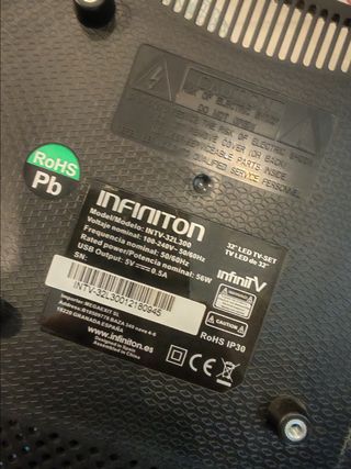 Pie TV infiniton 32 pulgadas