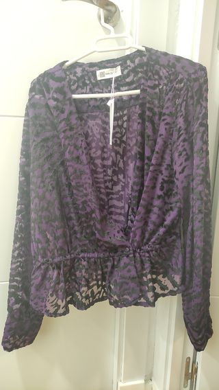 Blusa transparente