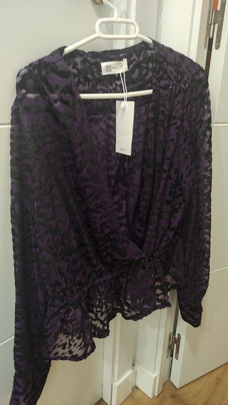 Blusa transparente