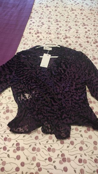 Blusa transparente