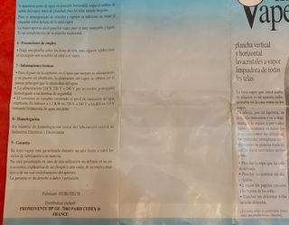 Plancha vertical y horizontal vapor Roch Guss