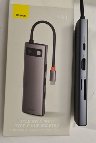 Hub Adaptador 8-in-1-3xUSB3.0-MacCompatible
