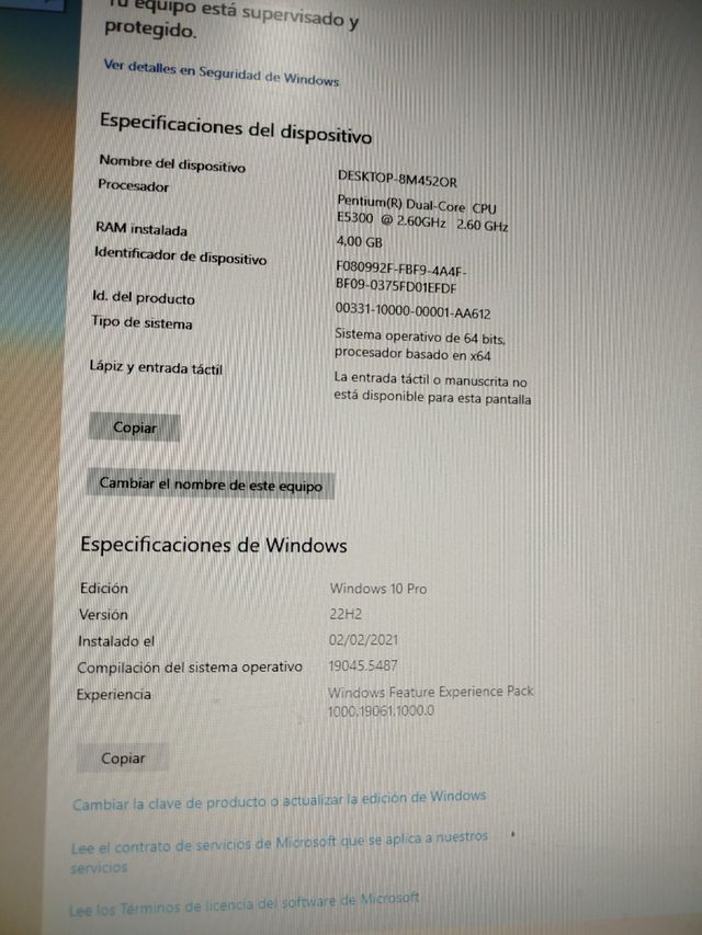 OPORTUNIDAD PC Ordenador sobremesa COMPLETO 