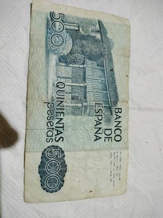 Billete 500 pesetas