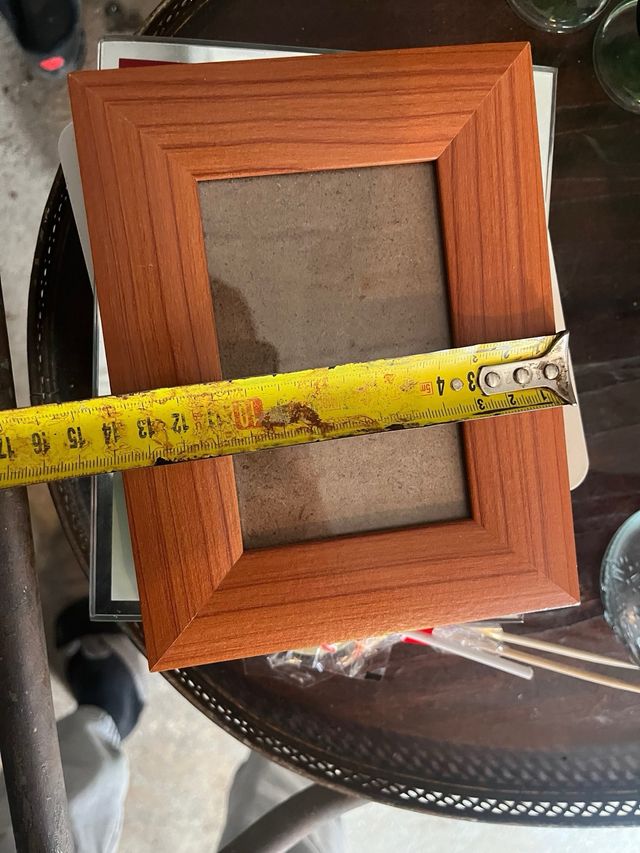 Cornice portafoto da tavolo piccola in legno