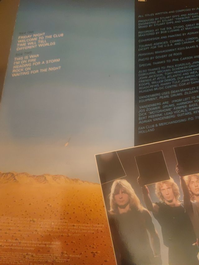 Vandenberg"Heading for a storm"