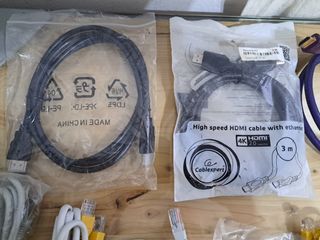 Lote de cables LAN y HDMI