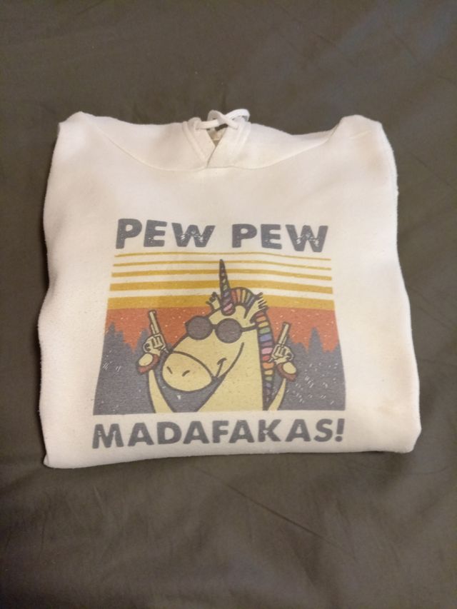 Sudadera Pew Pew MADAFAKAS