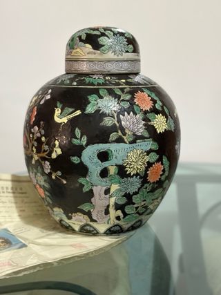 Jarron porcelana replica. antiguo