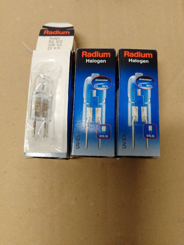 Bombillas alogenas 20 w