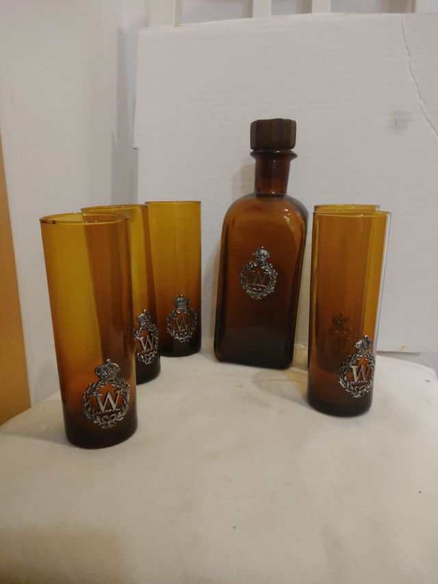 Regalo vasos y botella Whisky