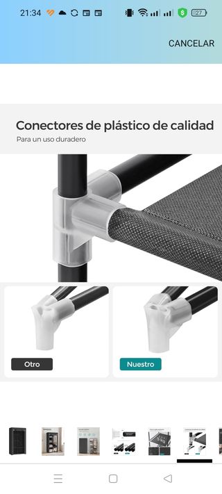 Armario de Tela plegable