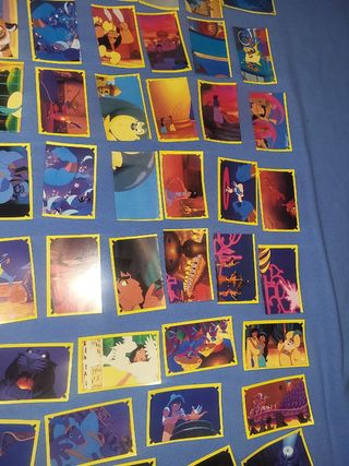 Lote cromos aladdin