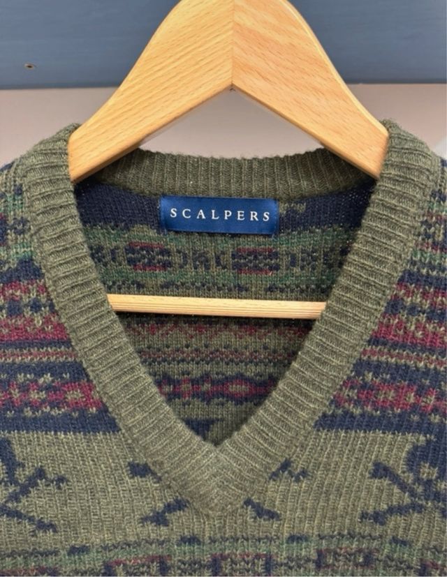 Jersey de lana verde de Scalpers