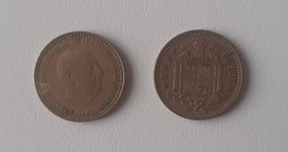 Moneda 1 Peseta Francisco Franco 1966