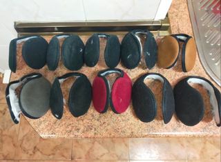 Lote 10 pares orejeras sin uso