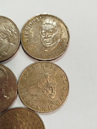 Lote de monedas conmemorativas deFrancia