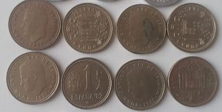 Monedas 1 Peseta Juan Carlos