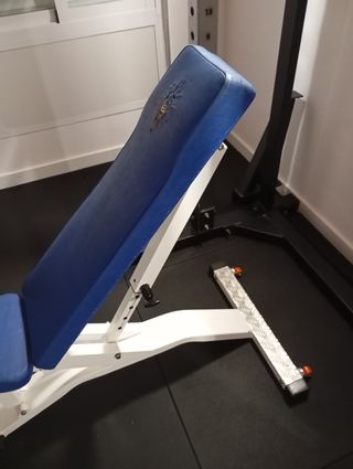 Banco reclinable gimnasio