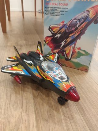 Avião Brinquedo Super Fighter 9033 Vintage 90s
