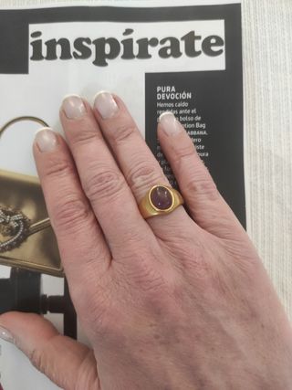 Precioso Anillo "Amatista" 18k