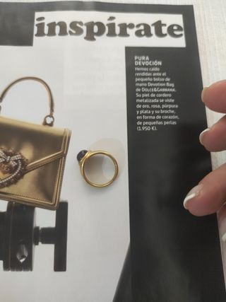 Precioso Anillo "Amatista" 18k