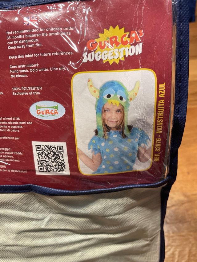 Dos Disfraces de monstruo para bebe y para 5/6años