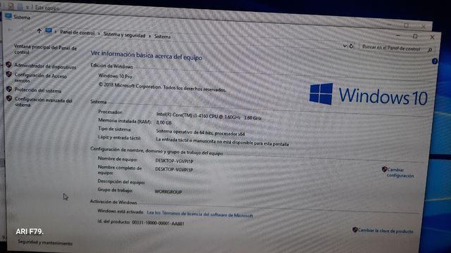 Ordenador sobremesa i3