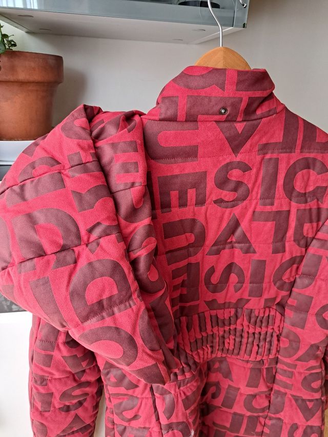 Abrigo chaquetón Desigual rojo